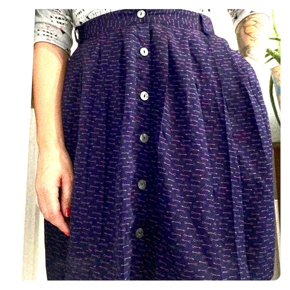 Purple Silky Xhilaration Women’s Pocket Skirt Keys - Picture 2 of 3